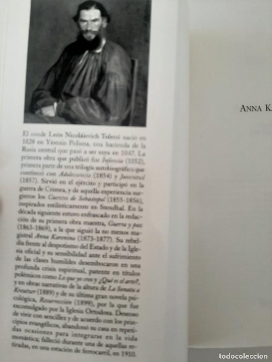 Libros de segunda mano: ANNA KARENINA. LE&Oacute;N TOLSTOI. EDITORIAL EMEC&Eacute;. 1997 - Foto 3