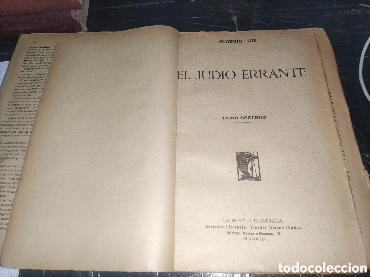 Libros de segunda mano: El Jud&iacute;o Errante...... - Foto 4