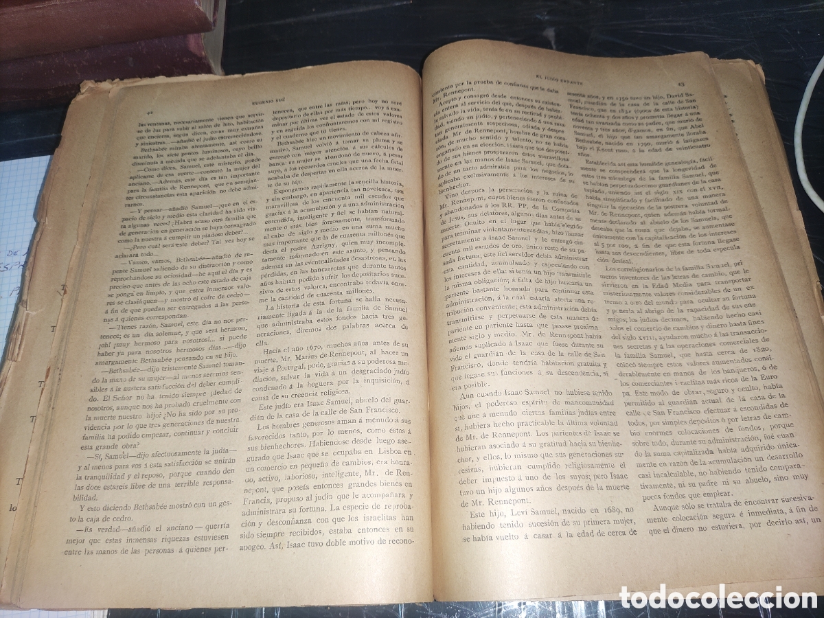 Libros de segunda mano: El Jud&iacute;o Errante...... - Foto 9