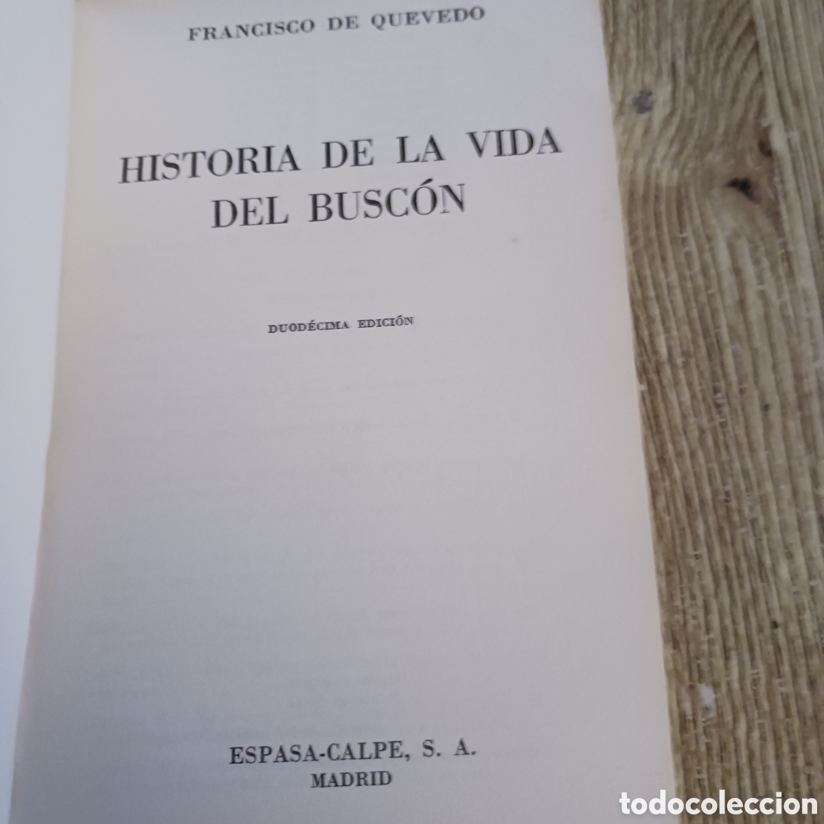 Libros de segunda mano: Historia de la Vida del Buscon de Francisco de Quevedo - Foto 4
