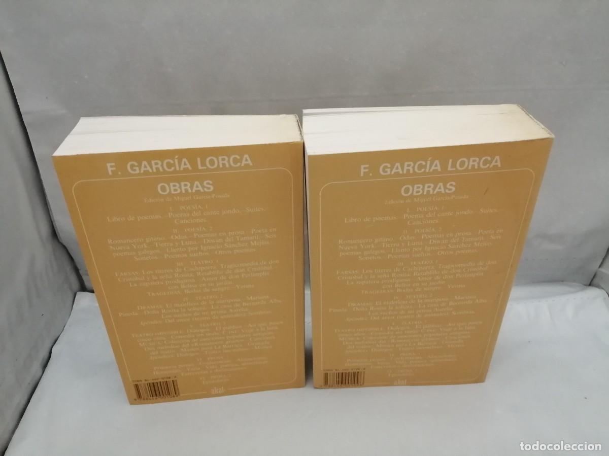 Libros de segunda mano: Federico Garc&iacute;a Lorca. DOS TOMOS: PROSA 1 y 2 (DOS TOMOS) - Foto 2