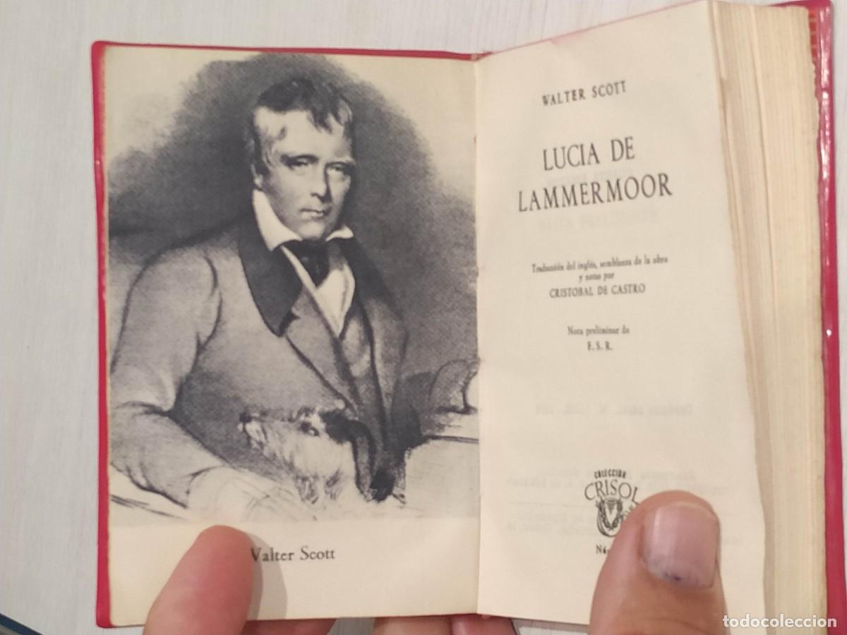 Libros de segunda mano: WALTER SCOTT. Lucia de Lammemoor. Aguilar. Crisol 12. - Foto 2