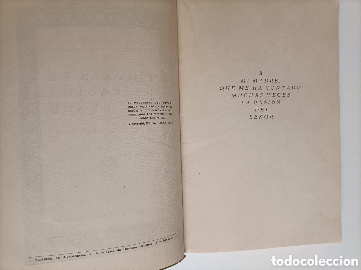 Libros de segunda mano: Figuras de la pasi&oacute;n del se&ntilde;or. Obras completas de Gabriel Mir&oacute; - Foto 8