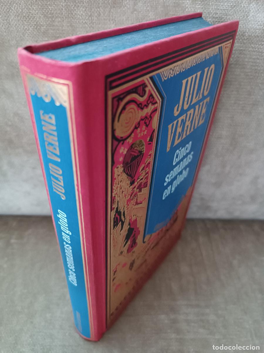 Libros de segunda mano: JULIO VERNE - CINCO SEMANAS EN GLOBO - C&Iacute;RCULO DE LECTORES, 1992 - Foto 2