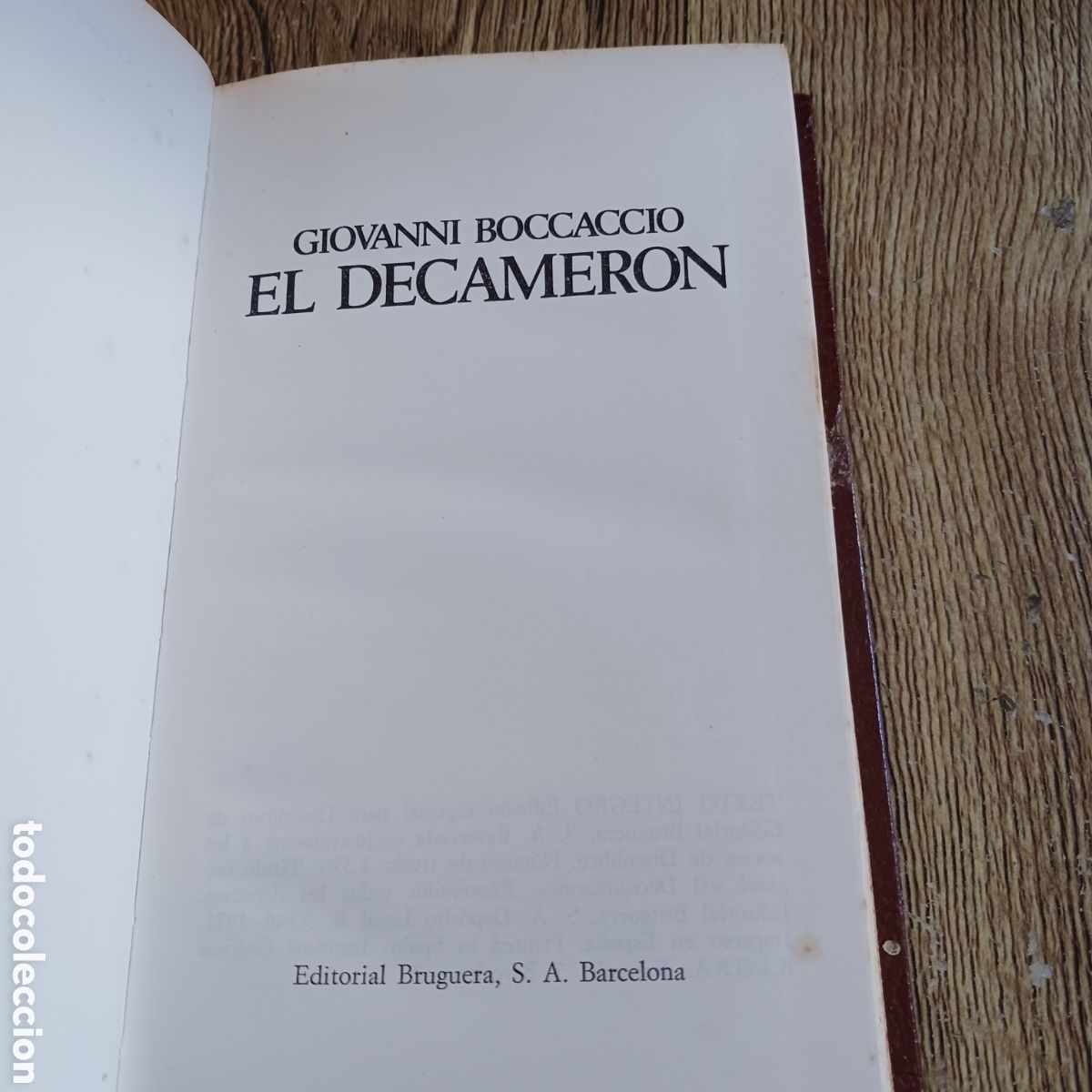 Libros de segunda mano: El Decameron de Giovani Boccaccio - Foto 2