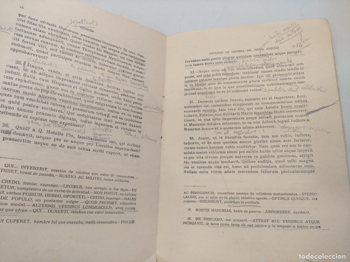 Libros de segunda mano: CICERON/DEFENSA DEL POETA ARQUIAS. - Foto 2