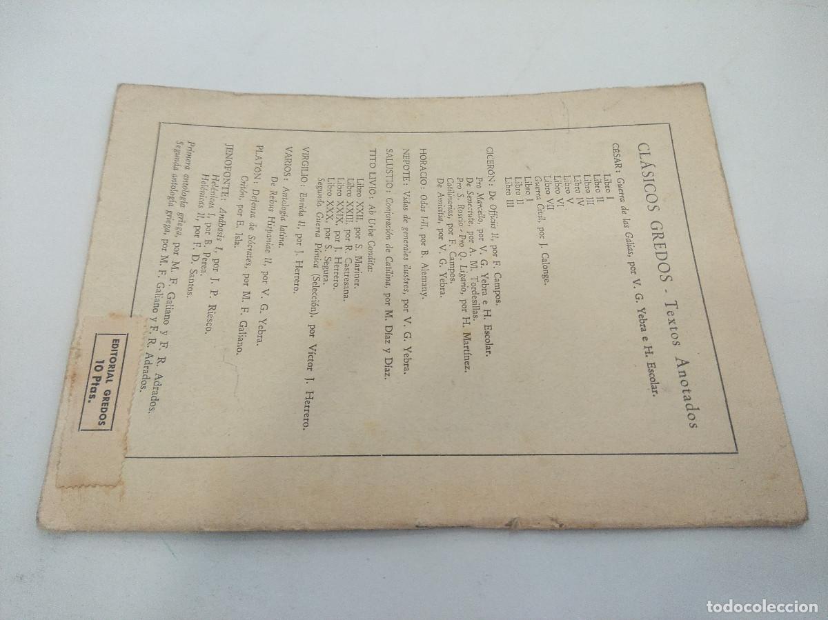 Libros de segunda mano: CICERON/DEFENSA DEL POETA ARQUIAS. - Foto 3