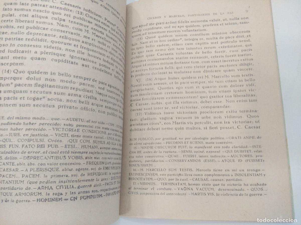 Libros de segunda mano: CICERON/PRO MARCELO/EDITORIAL GREDOS. - Foto 2