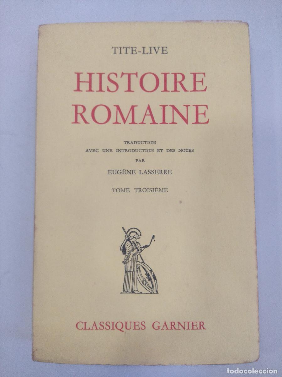 Libros de segunda mano: TITE-LIVE/HISTOIRE ROMAINE. - Foto 1