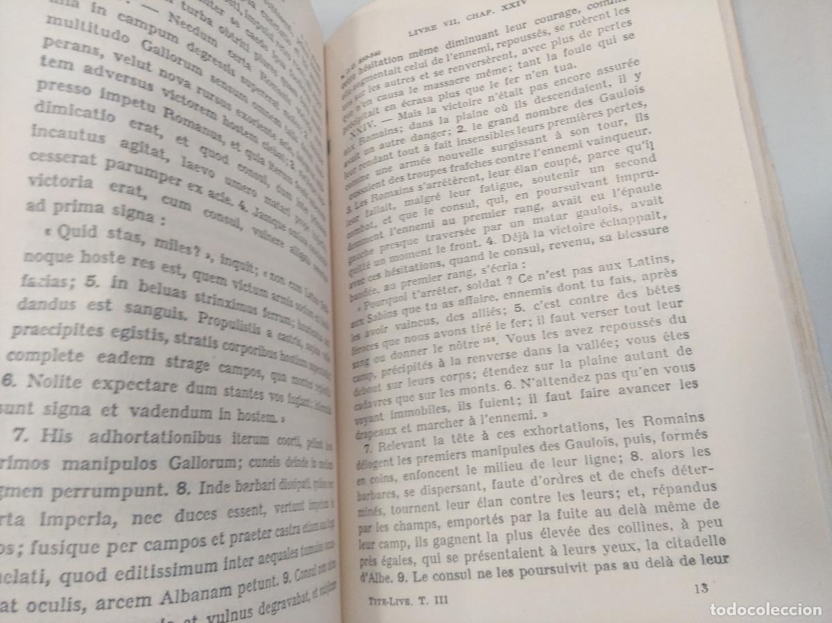 Libros de segunda mano: TITE-LIVE/HISTOIRE ROMAINE. - Foto 2