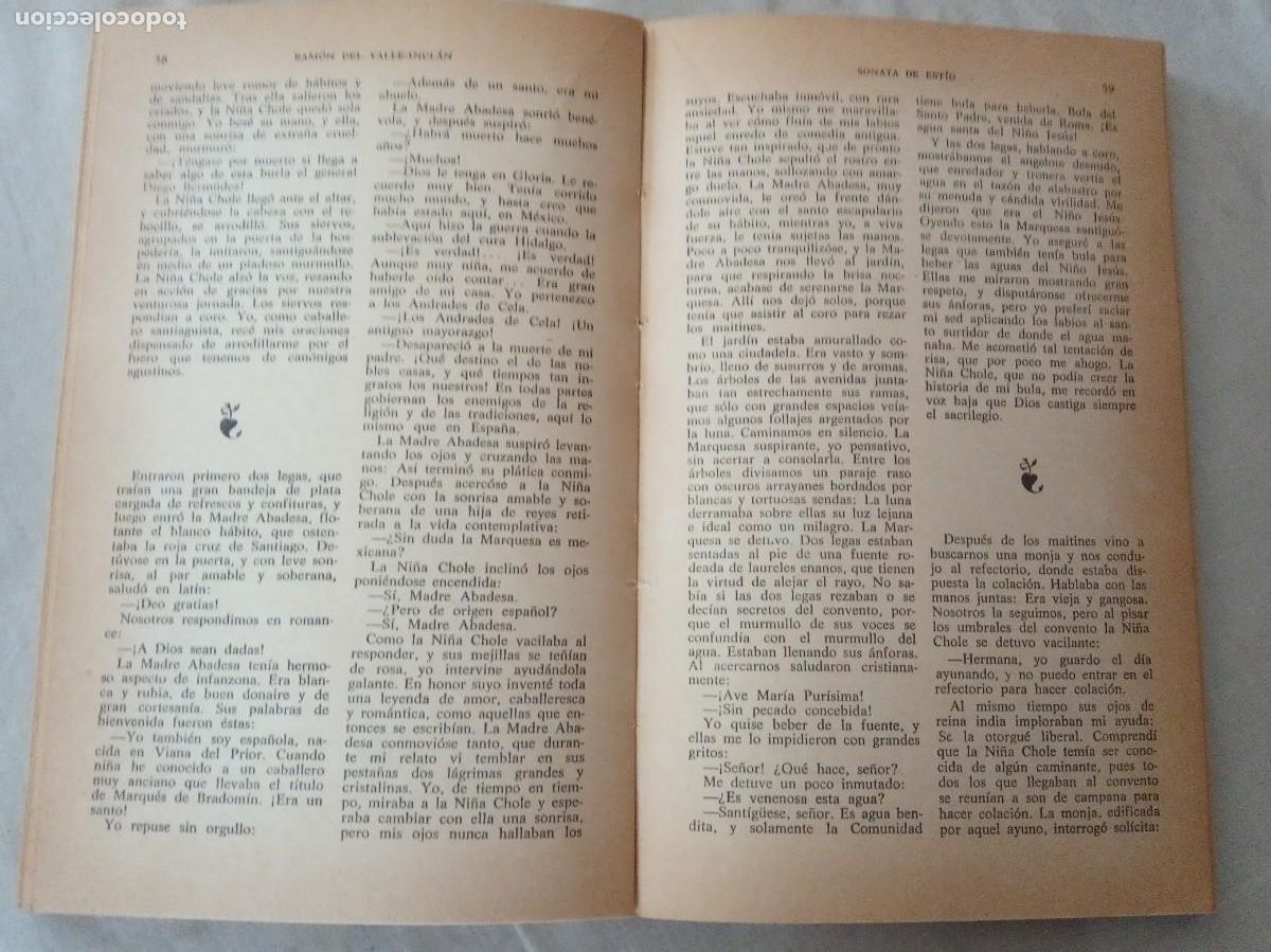 Libros de segunda mano: RAMON DEL VALLE INCLAN. SONATA DE PRIMAVERA DE ESTIO OTO&Ntilde;O INVIERNO. - Foto 4
