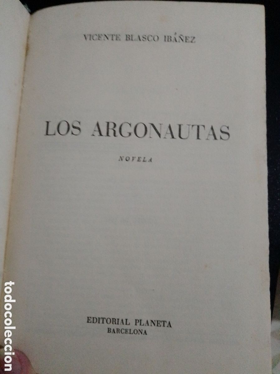 Libros de segunda mano: Los argonautas, Vicente Blasco Ib&aacute;&ntilde;ez - Foto 5