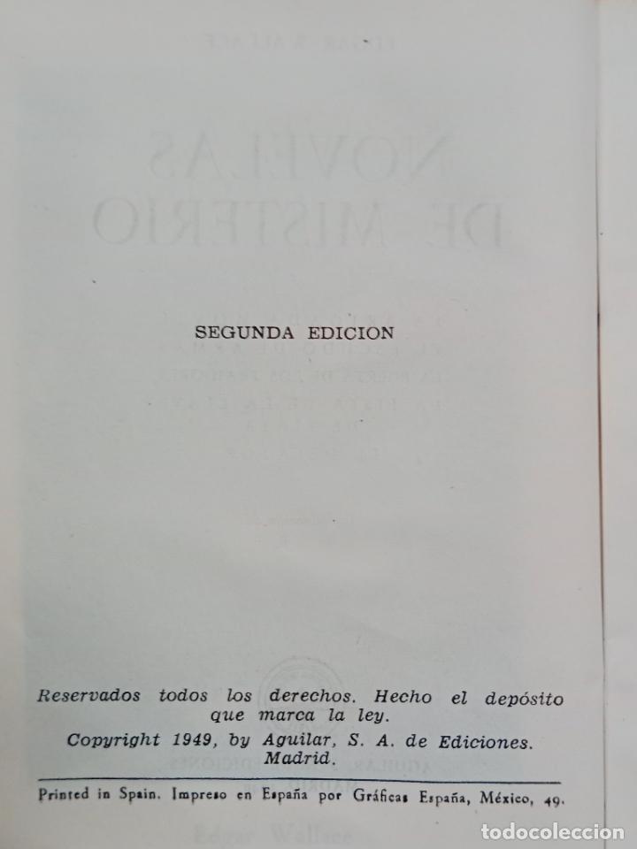 Libros de segunda mano: NOVELAS DE MISTERIO. WALLACE. AGUILAR. II - Foto 4