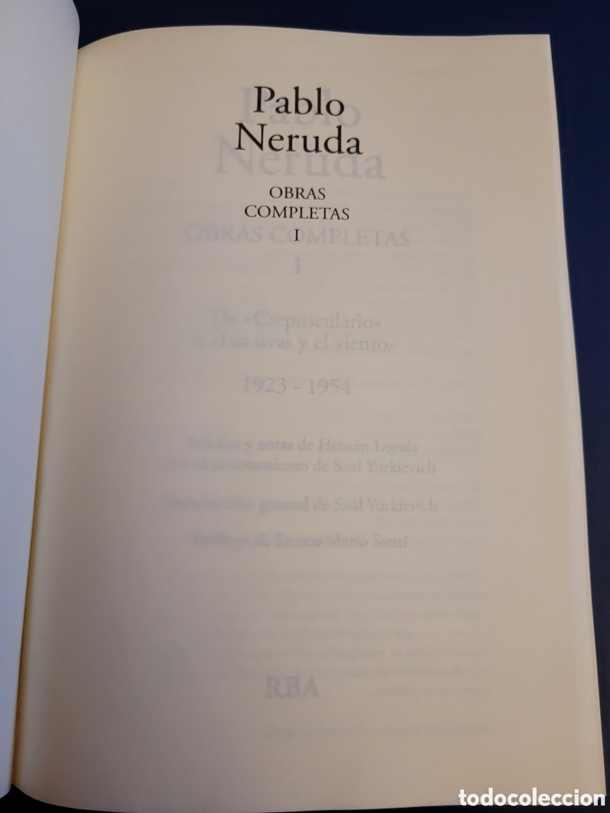 Libros de segunda mano: OBRAS COMPLETAS I PABLO NERUDA RBA 2005 - Foto 5