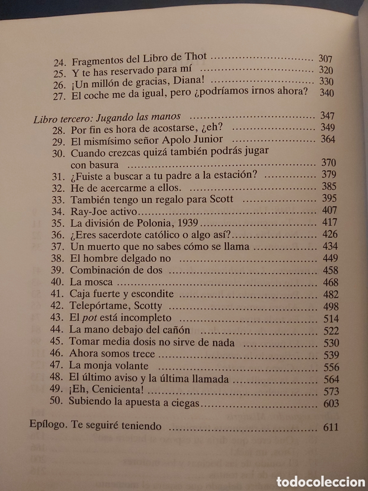 Libros de segunda mano: LA &Uacute;LTIMA PARTIDA # TIM POWERS # C&Iacute;RCULO DE LECTORES # 1993 - Foto 5