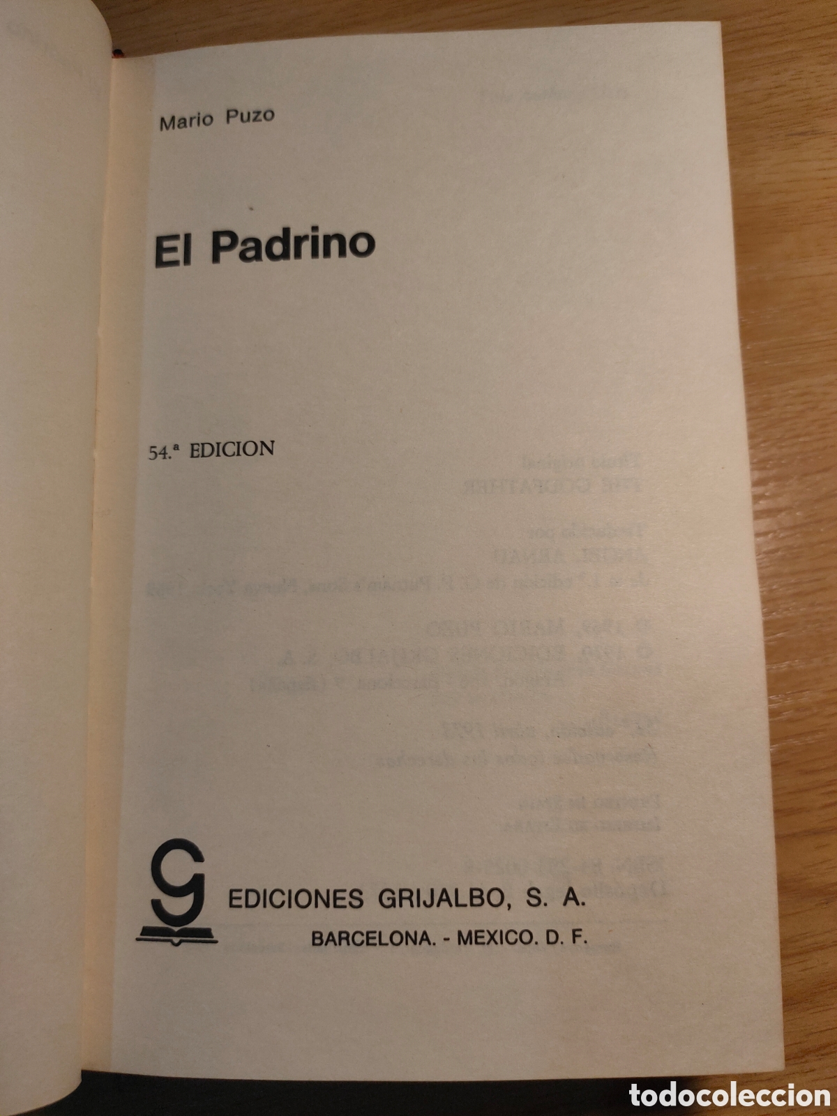 Libros de segunda mano: EL PADRINO - MARIO PUZO - Foto 3