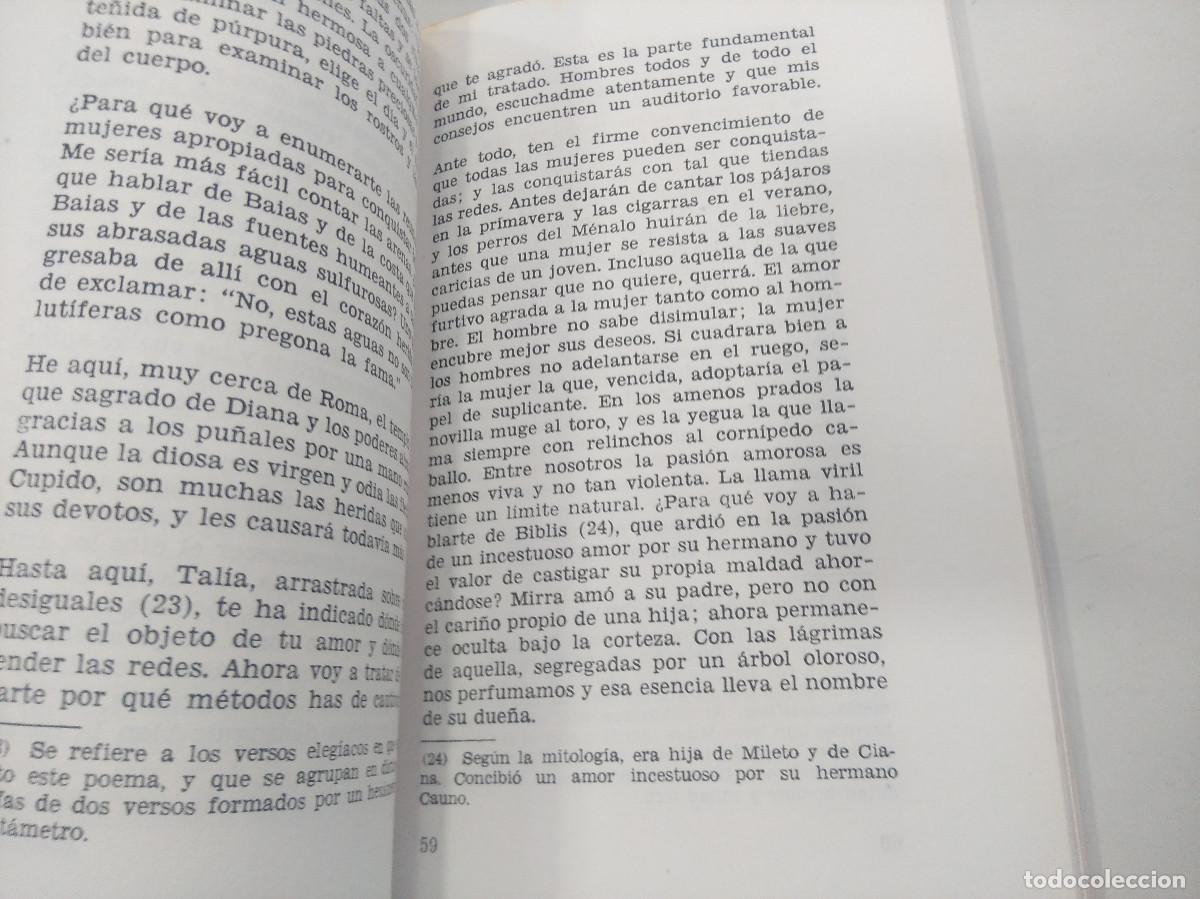 Libros de segunda mano: OVIDIO/ARTE DE AMAR. - Foto 2