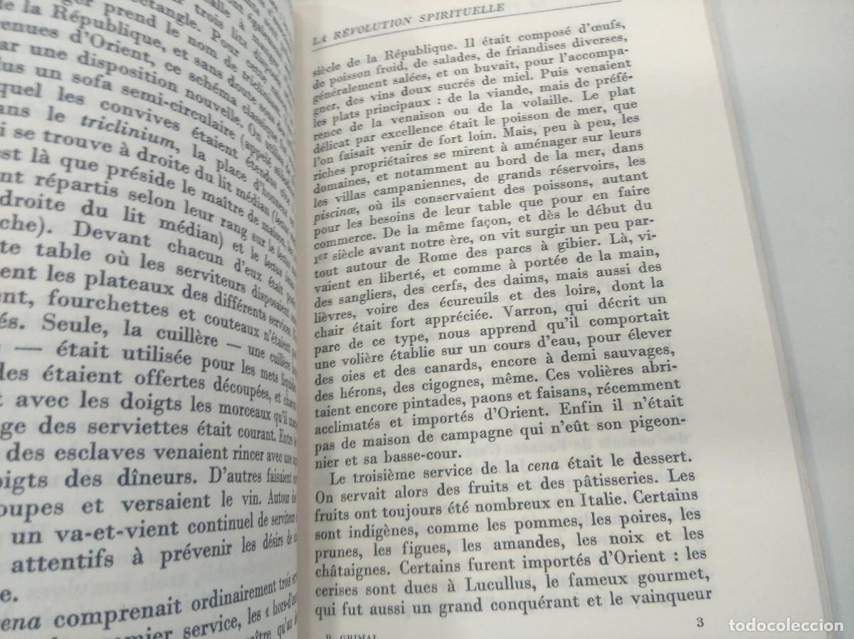 Libros de segunda mano: LA VIE A ROME DANS LANTIQUITE/PIERRE GRIMAL. - Foto 2