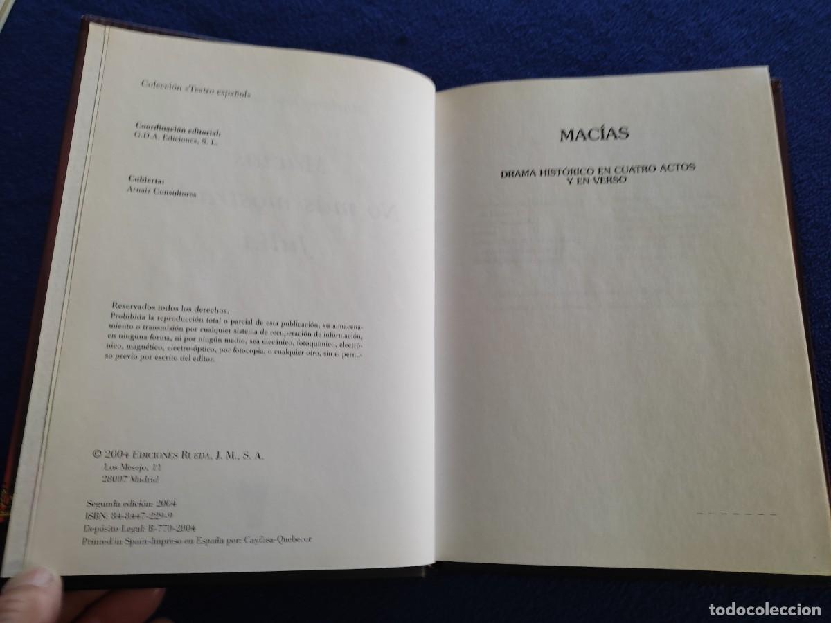 Libros de segunda mano: Teatro Espa&ntilde;ol Mariano Jos&eacute; de Larra Ediciones Rueda 2004 - Foto 7