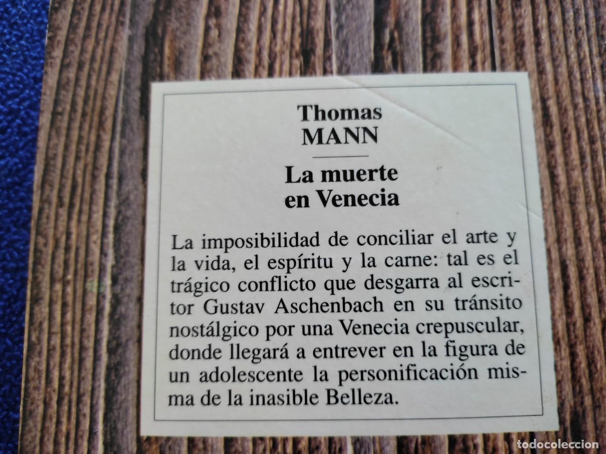Libros de segunda mano: LA MUERTE EN VENECIA Thomas Mann RBA Ediciones 1994 - Foto 4