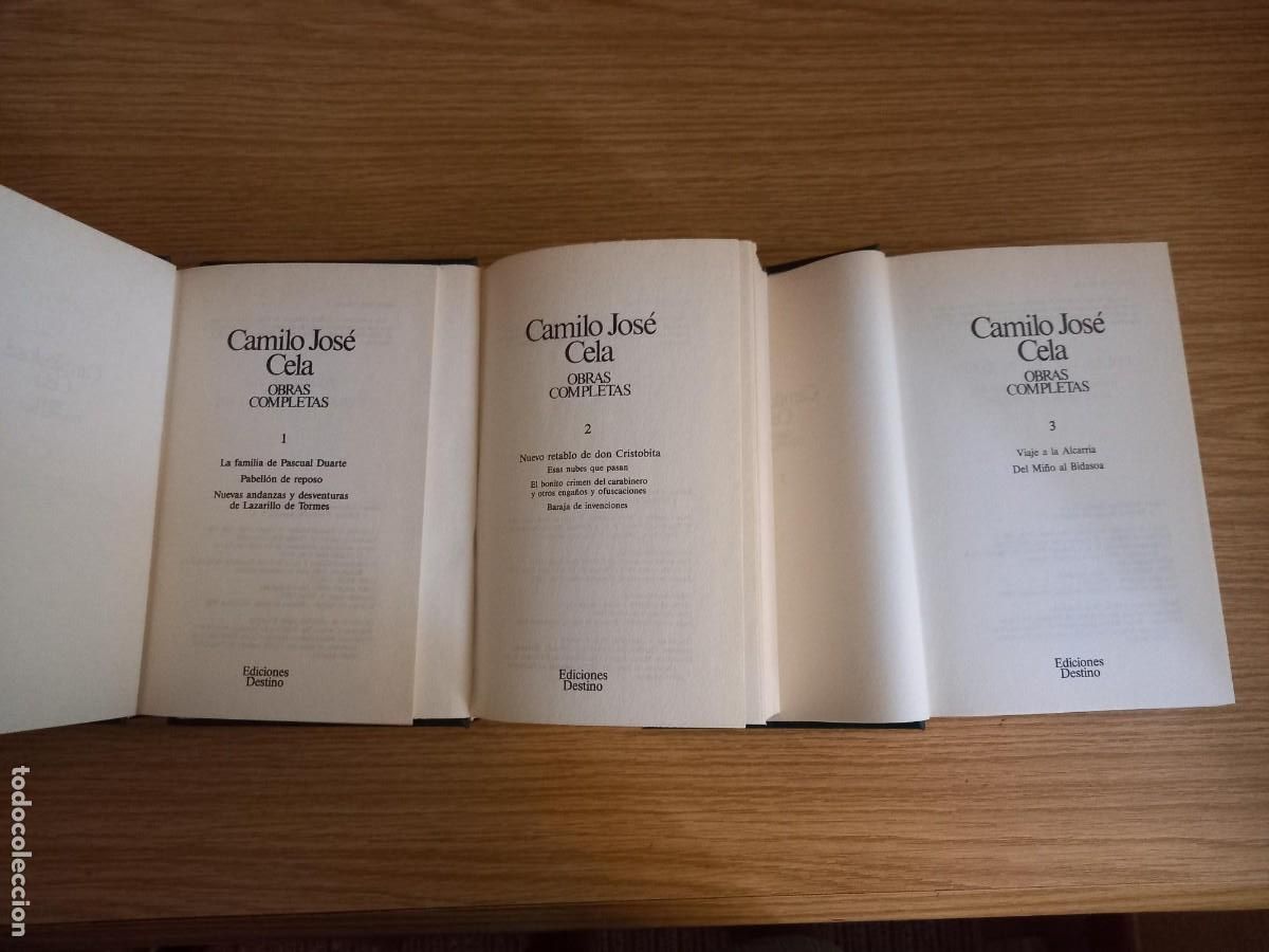 Libros de segunda mano: Obras completas Camilo Jos&eacute; Cela - Foto 2