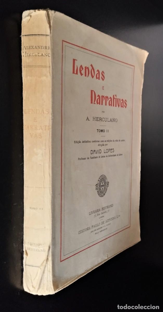 Libros de segunda mano: Lendas e Narrativas (Tomo II) de Alexandre Herculano - Foto 3