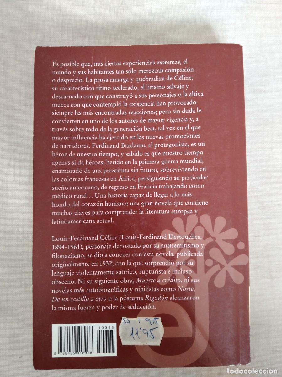 Libros de segunda mano: Viaje al fin de la noche - Foto 2