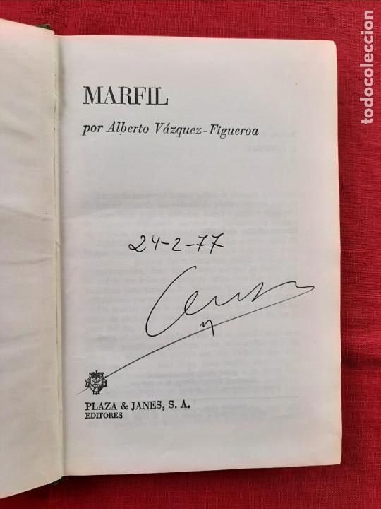 Libros de segunda mano: Marfil - V&aacute;zquez-Figueroa, Alberto - Foto 2