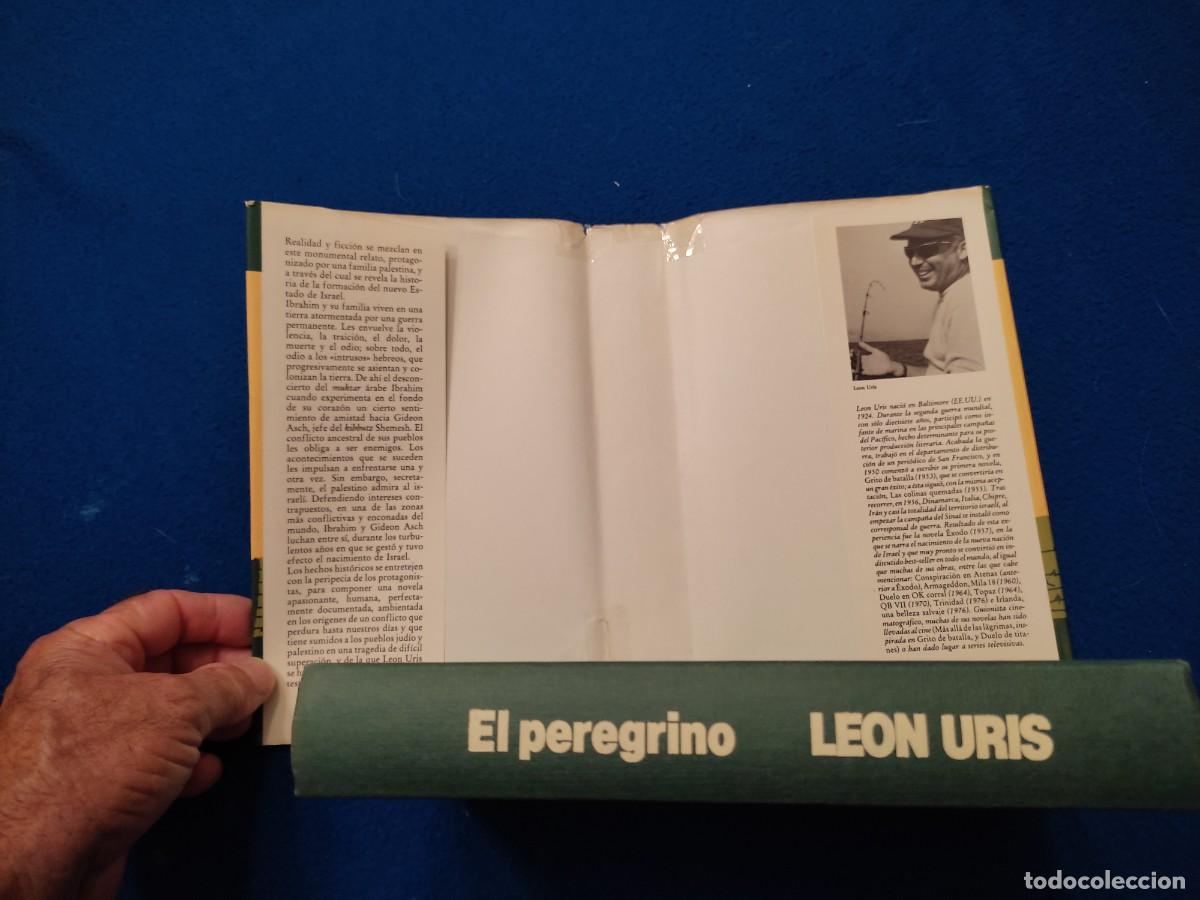 Libros de segunda mano: El Peregrino Le&oacute;n Ur&iacute;s C&iacute;rculo de Lectores 1987 - Foto 4