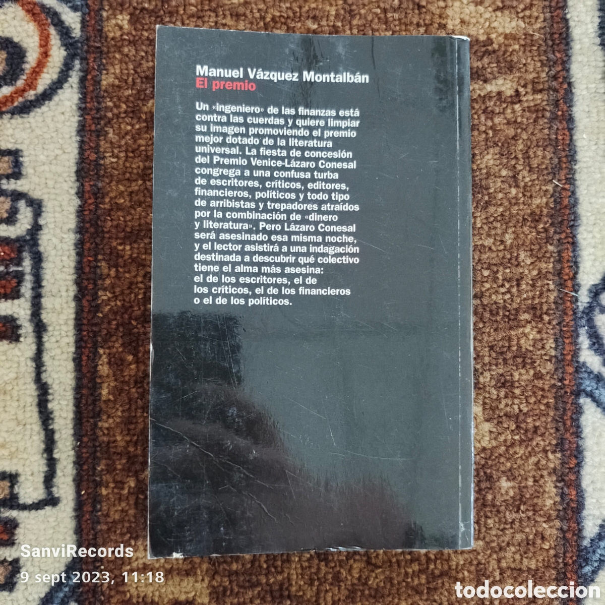 Libros de segunda mano: EL PREMIO (MANUEL V&Aacute;ZQUEZ MONTALB&Aacute;N) (PLANETA) - Foto 2