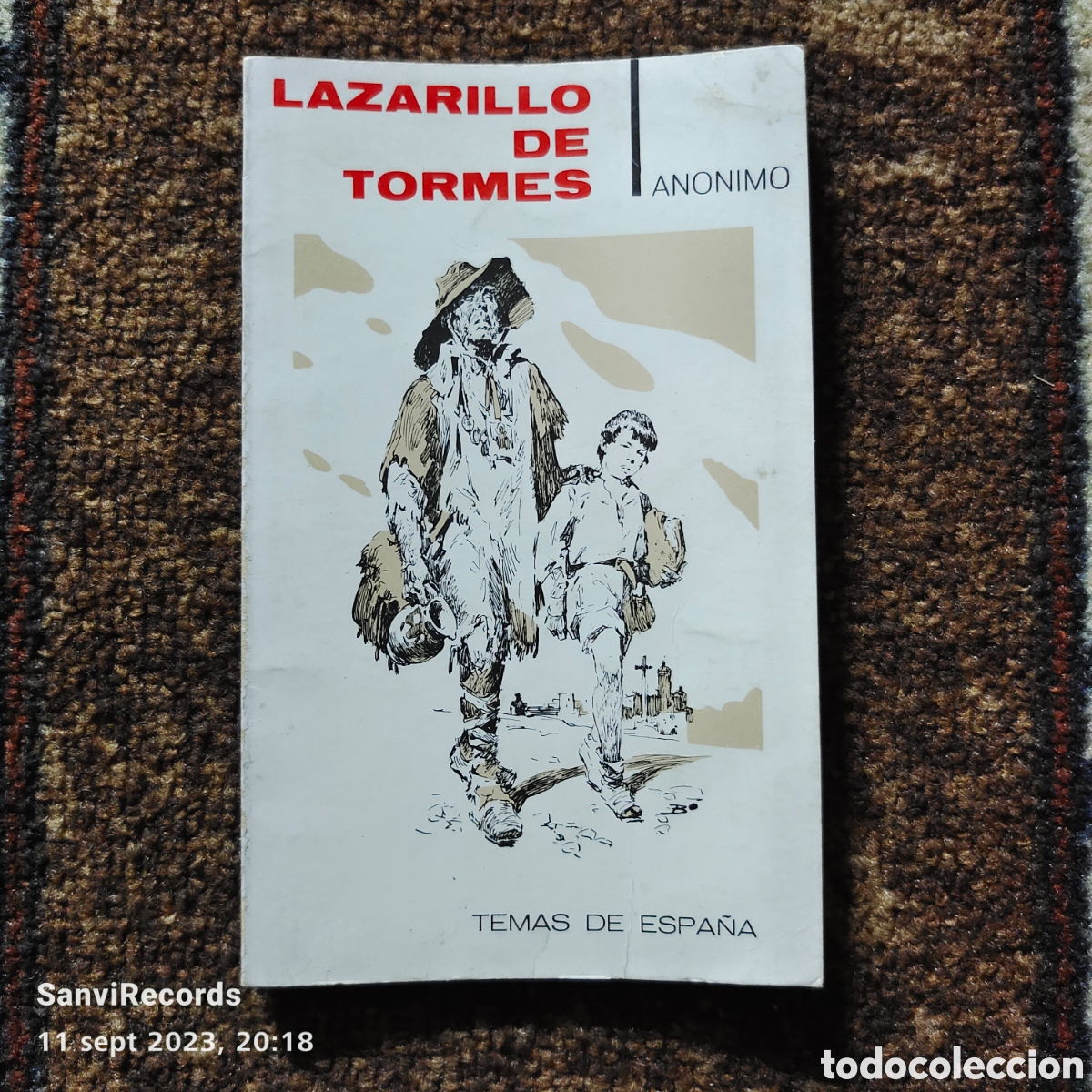 Libros de segunda mano: LAZARILLO DE TORMES (AN&Oacute;NIMO) (TEMAS DE ESPA&Ntilde;A) - Foto 1