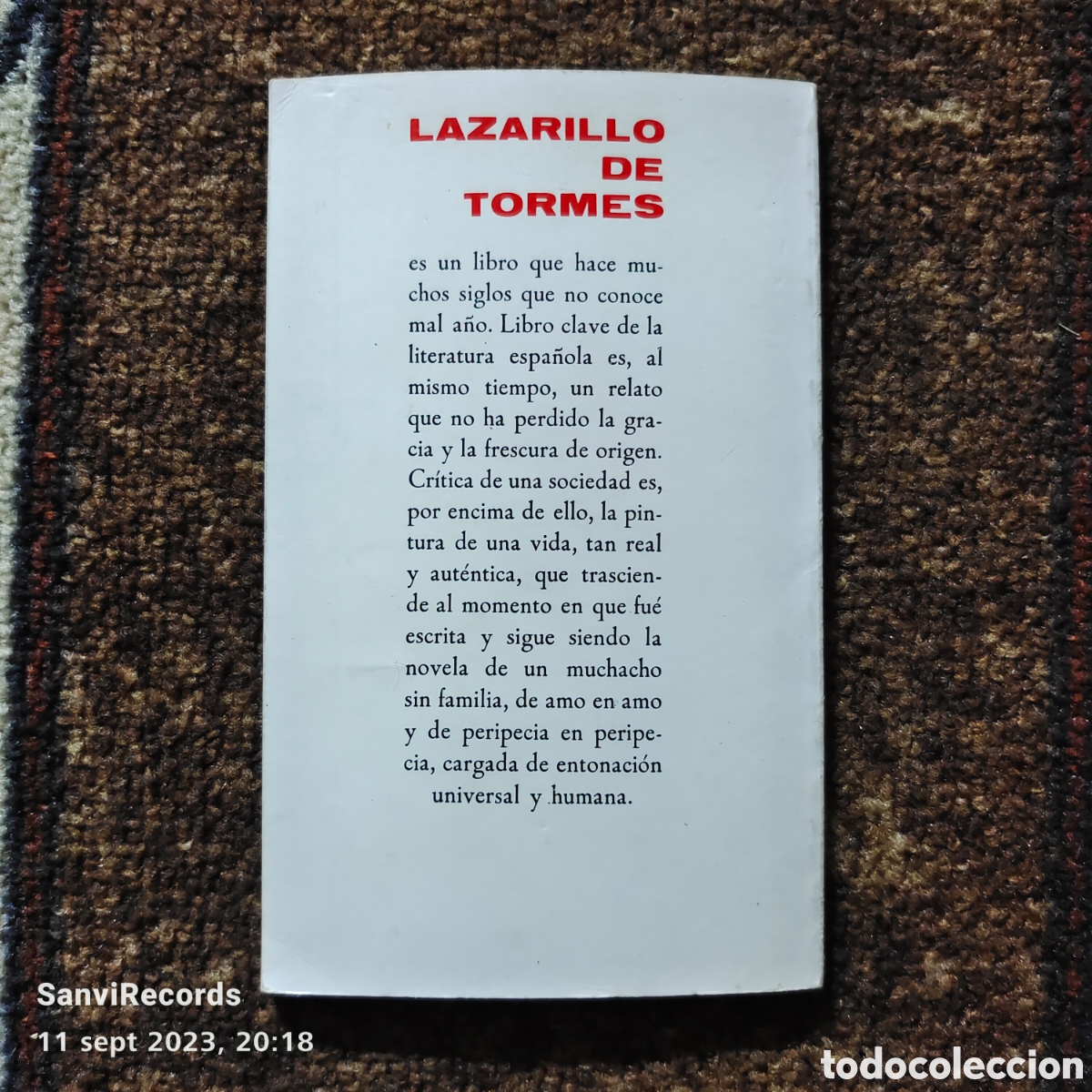 Libros de segunda mano: LAZARILLO DE TORMES (AN&Oacute;NIMO) (TEMAS DE ESPA&Ntilde;A) - Foto 2