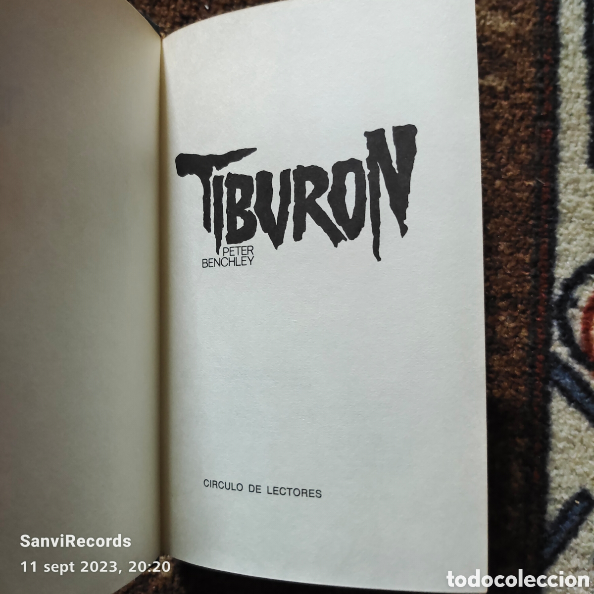Libros de segunda mano: TIBUR&Oacute;N (PETER BENCHLEY) (C&Iacute;RCULO DE LECTORES) - Foto 2