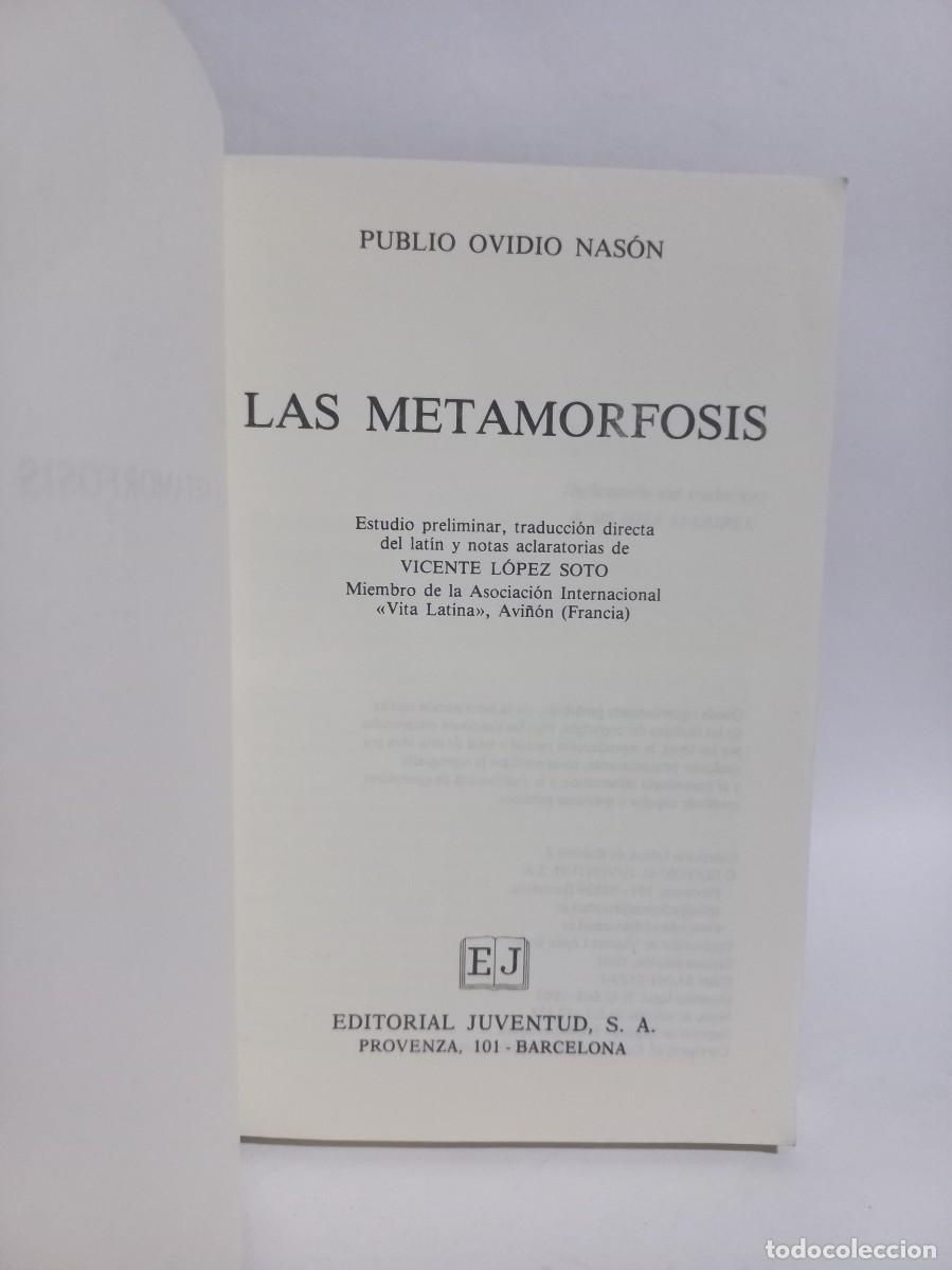 Libros de segunda mano: Ovidio - Las Metamorfosis - 2002 - Foto 2