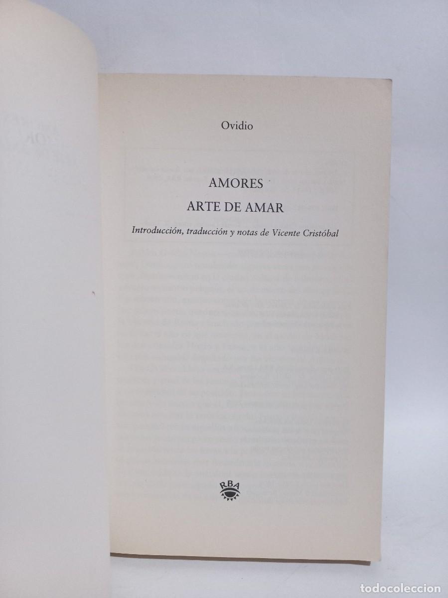 Libros de segunda mano: Ovidio - Amores, Arte de Amar - 2008 - Foto 2