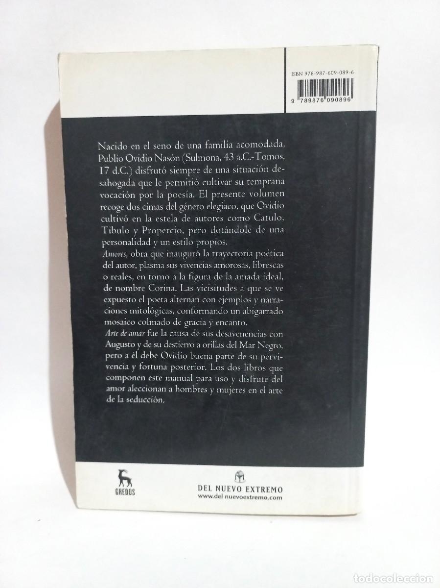 Libros de segunda mano: Ovidio - Amores, Arte de Amar - 2008 - Foto 3