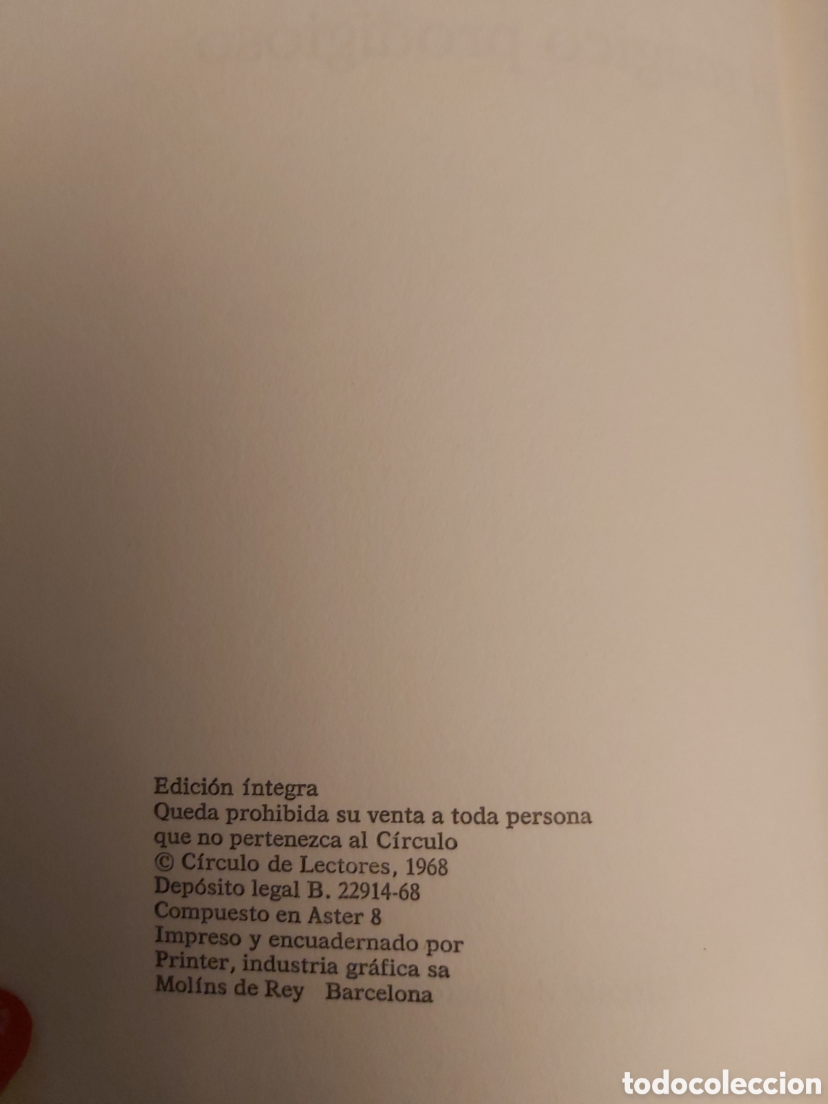Libros de segunda mano: EL M&Aacute;GICO PRODIGIOSO # PEDRO CALDER&Oacute;N DE LA BARCA # C&Iacute;RCULO DE LECTORES 1968 - Foto 4