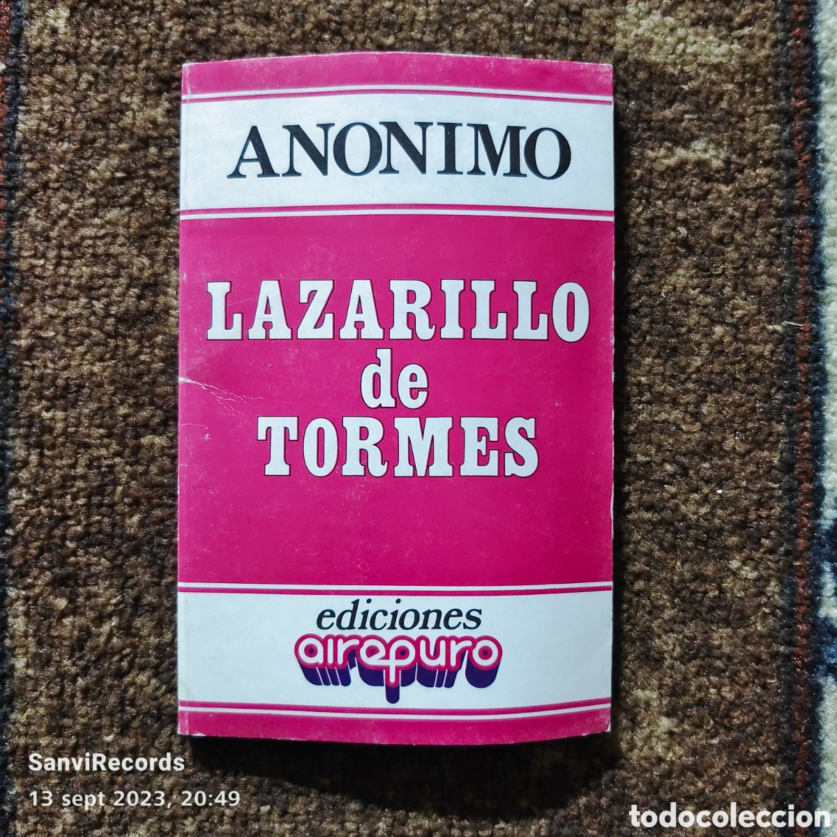 Libros de segunda mano: LAZARILLO DE TORMES (AN&Oacute;NIMO) (EDICIONES AIREPURO) - Foto 1