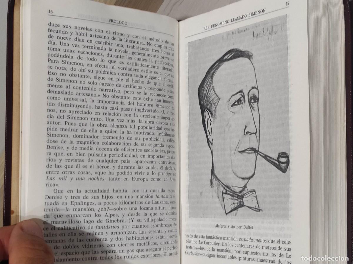 Libros de segunda mano: Georges Simenon. Obras Completas. 2 tomos. Aguilar. - Foto 3