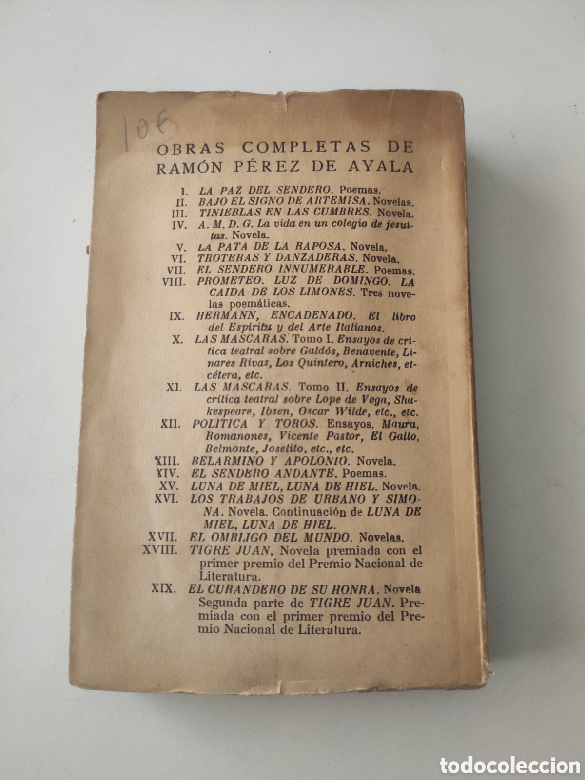 Libros de segunda mano: TROTERAS Y DANZADERAS .- Ramon Perez de Ayala - Foto 2