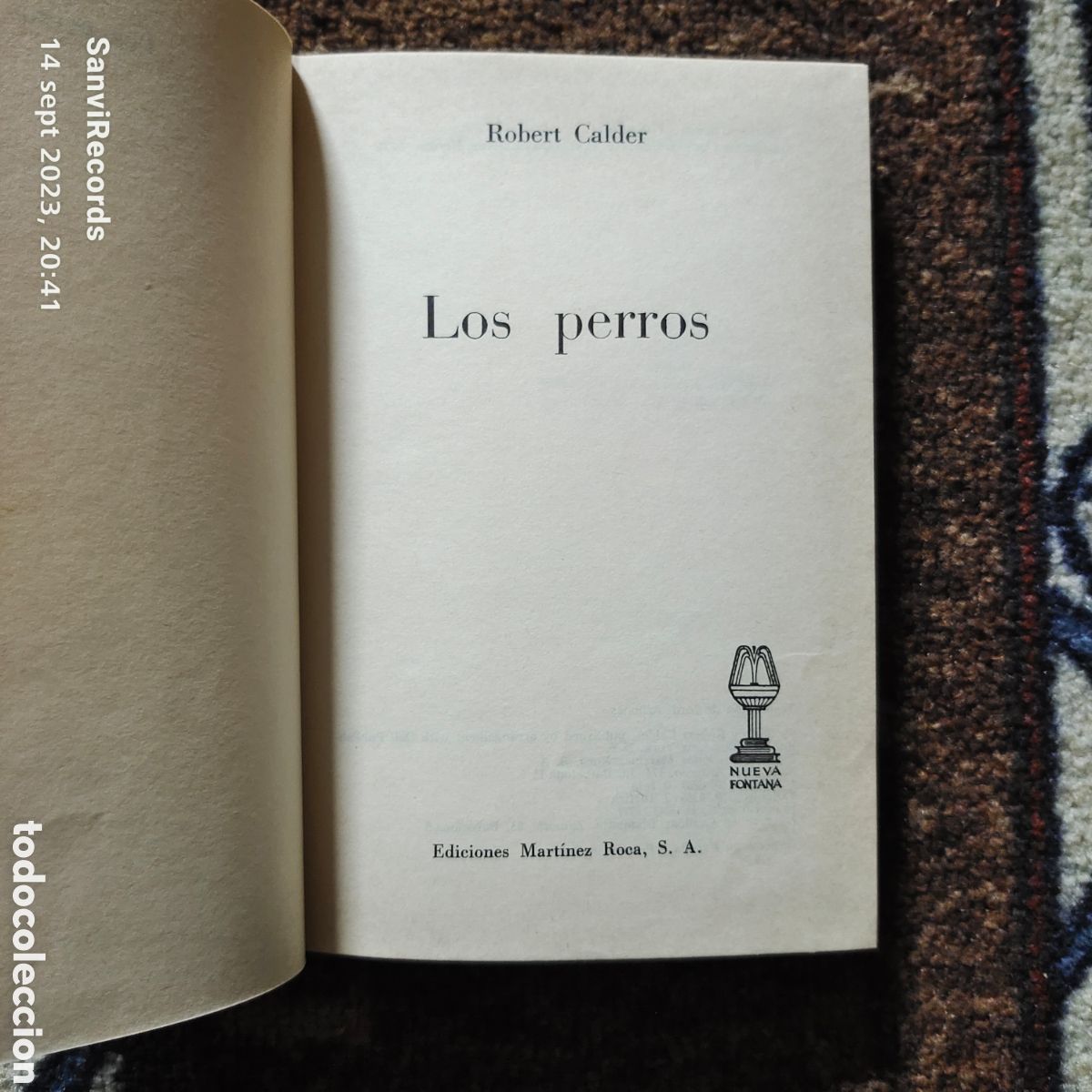 Libros de segunda mano: LOS PERROS (ROBERT CALDER) (MART&Iacute;NEZ ROCA) - Foto 2