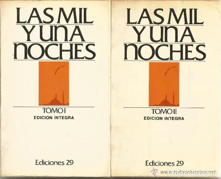Libros de segunda mano: Las mil y una noches - An&oacute;nimo - Tomos I y II - Foto 1