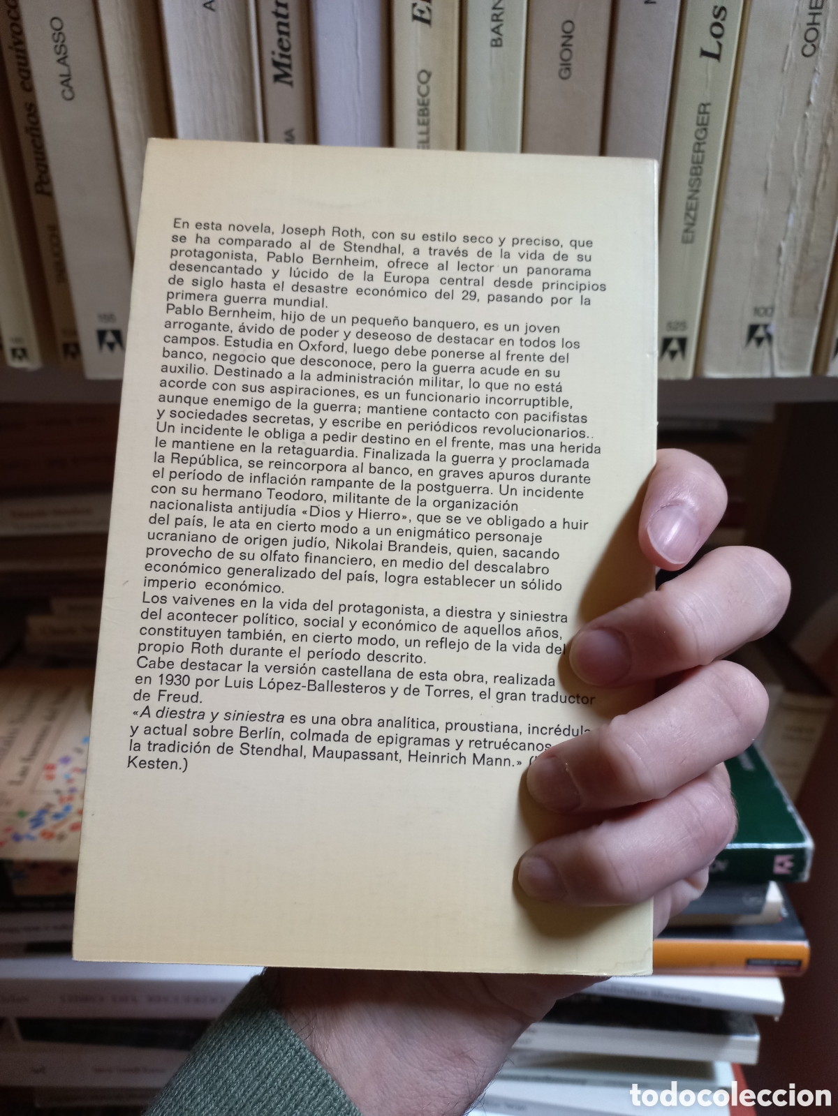 Libros de segunda mano: A diestra y siniestra, Joseph Roth - Foto 2