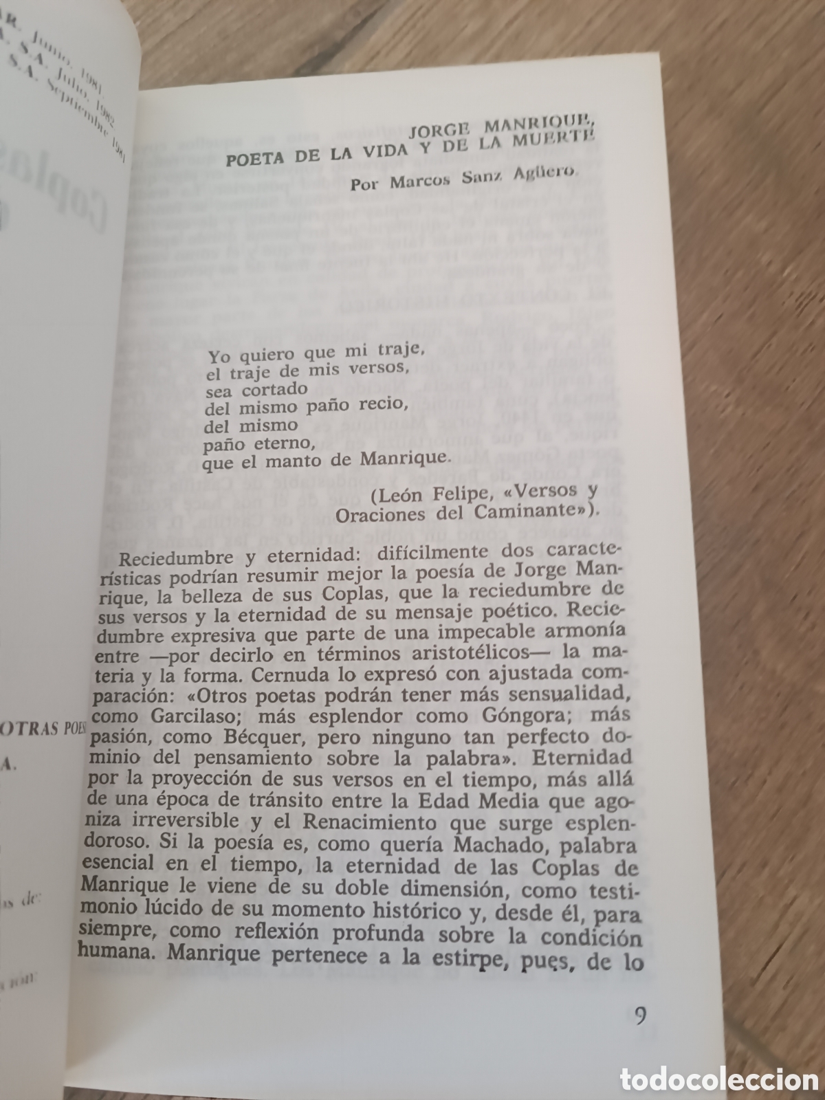 Libros de segunda mano: COPLAS A LA MUERTE DE SU PADRE - JORGE MANRIQUE - Foto 3