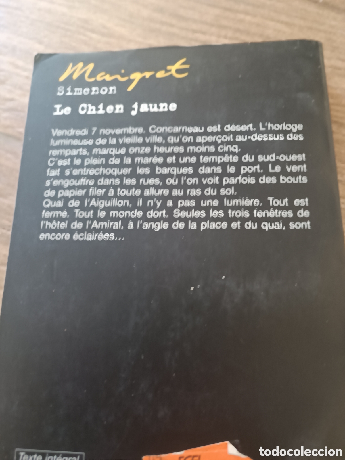 Libros de segunda mano: LE CHIEN JAUNE (MAIGRET) - GEORGE SIMENON - Foto 2
