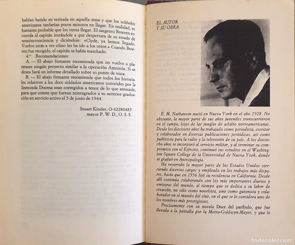 Libros de segunda mano: DOCE DEL PATIBULO. E.M. NATHANSON. CIRCULO DE LECTORES 1971. 590 PAGINAS. - Foto 6