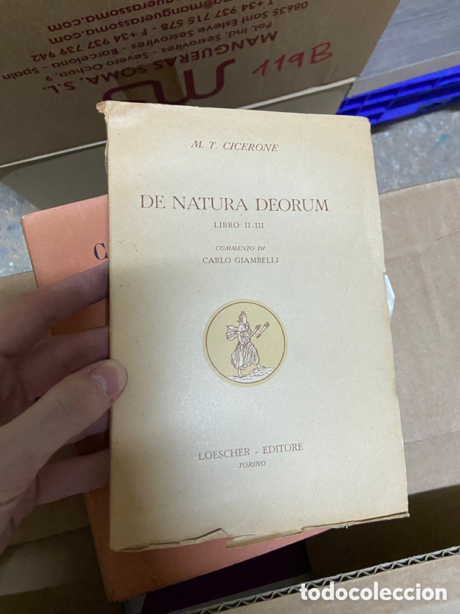 Libros de segunda mano: 119B libro II - III CICERONE - de natura deorum - Foto 1
