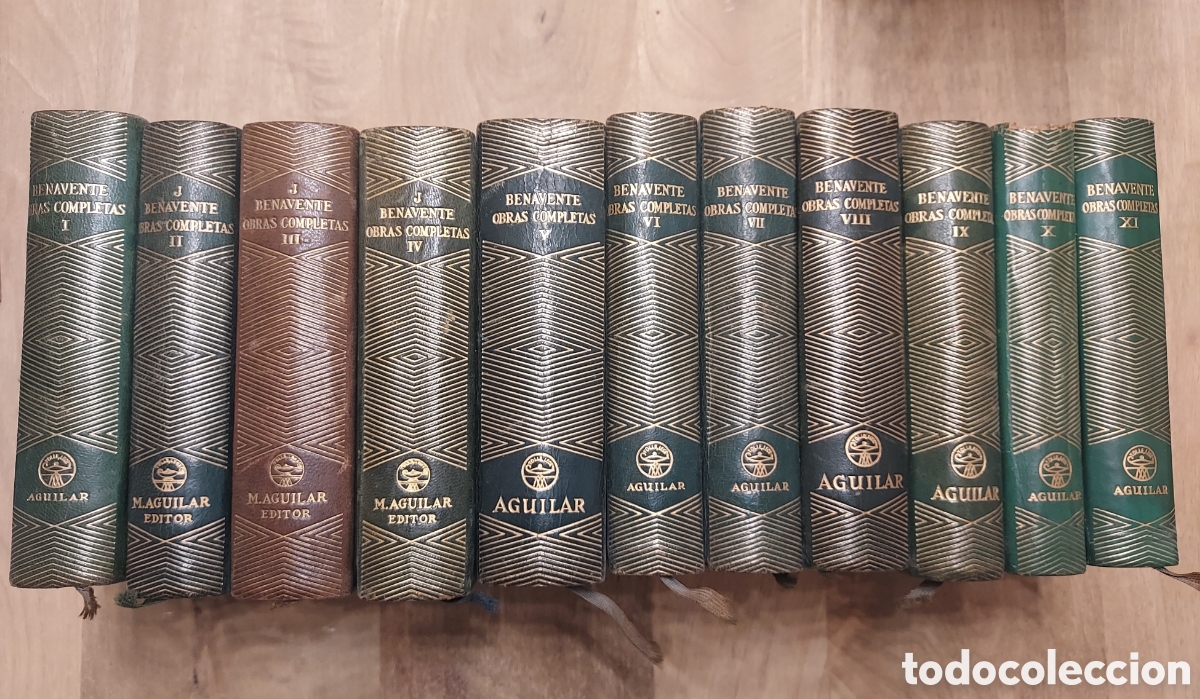 Libros de segunda mano: Obras completas de Jacinto Benavente (11 tomos) de Aguilar - Foto 1