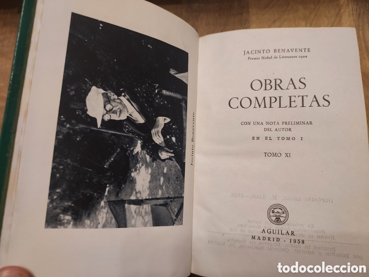 Libros de segunda mano: Obras completas de Jacinto Benavente (11 tomos) de Aguilar - Foto 7