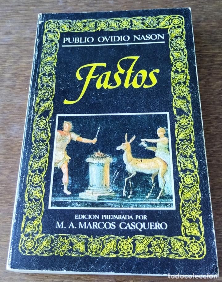 Libros de segunda mano: Publio Ovidio Nason, Fastos. Editora Nacional, 1984 - Foto 1